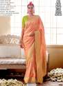 Meenakari Presenting Party Wear Designer Un-stitched Saree With Blouse thumb 5