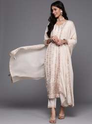 Pure Freshly Trendy Classical Viscose Jacquard kurti Bottam Dupatta
