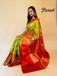 Exclusive Premium And Trendy Banarasi Soft and cotton saree With attractive Border