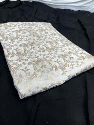 Banarasi Soft Satin Dyeable Fabric