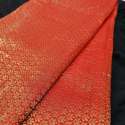 Dyeable  Banarasi Satin Fabric thumb 2