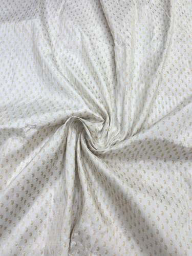 Dyeable Banarasi silk fabric
