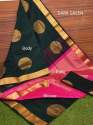 Presenting Breathable Organic Soft Lichi Silk Banarasi Sarees