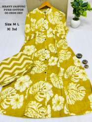 Pure Cotton Jaipuri printed Cotton Co Ord Set
