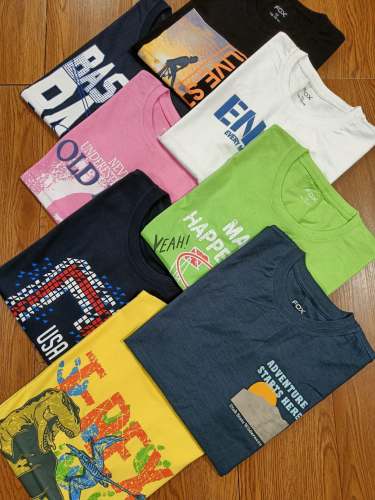 KIDS BOYS T SHIRT WITH 90% COTTON by FABRIC FUSION