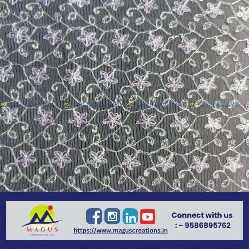 Embroidered Net Fabric