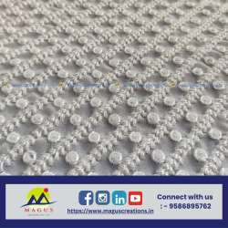 Schiffli Embroidery All Over Fabric In Surat