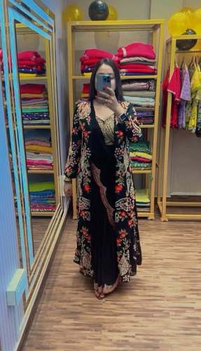  Trending Ready To Wear Saree With Fully Embroidered Koti