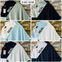 MENS  ⿥ SLEEVE POLO T SHIRT WITH FOLDING