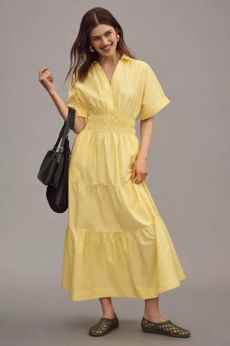 Yellow Elastic Maxi