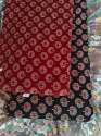 Ajrkh vagitable red black printed ajrkh fabric cotton 30x30 