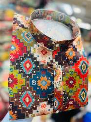 Mix Colour Printed Kurta