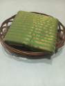 Chanderi silk Saree In Green 