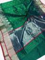 Elegant Green Silk Saree  thumb 1