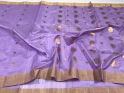 Soft silk lightweight Handloom Chanderi Saree