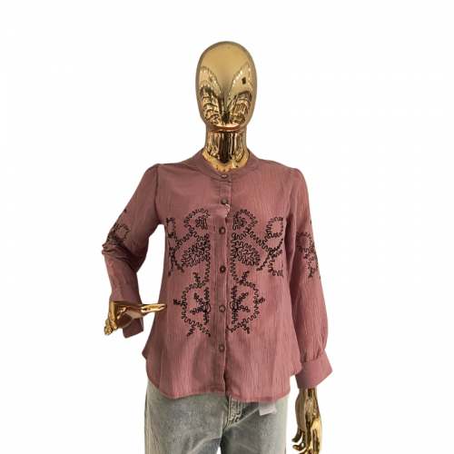 Printed Shirt Top by Lelaa co