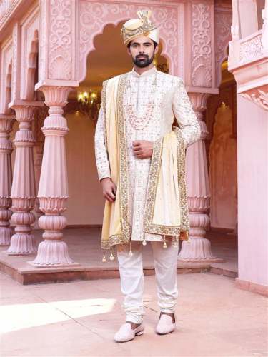 Wedding Sherwani For Groom by Nawab Parker