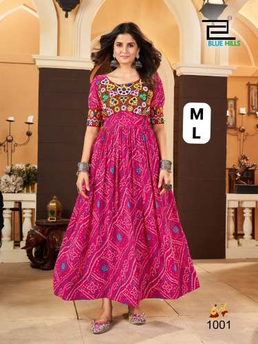Heavy Georgette Gamthi Work Gown