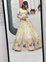 Pure Tissue Silk Sequence Work Lehenga Choli With Dupatta thumb 1