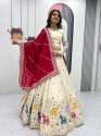 Pure Tissue Silk Sequence Work Lehenga Choli With Dupatta thumb 7