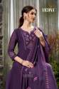 Mal Chanderi Embroidery Kurti Purple Wholesale - Retailers & Boutiques(230) thumb 2