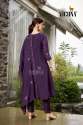 Mal Chanderi Embroidery Kurti Purple Wholesale - Retailers & Boutiques(230) thumb 3