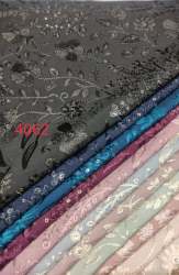 Fancy Flower Embroidery Work Kurta Fabric 