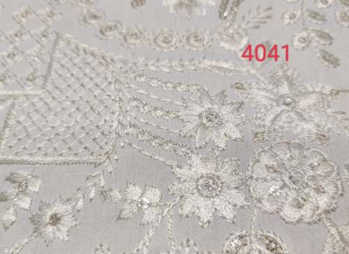 Soft Cotton Embroidery Work Fabric  