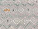 Zigzag Line Embroidery Work Fabric  thumb 1