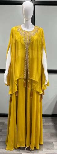  Kaftan Ladies Srug Style Stitched Palazzo Suit Manufacturer