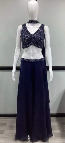 Ladies Palazzo With Crop Top