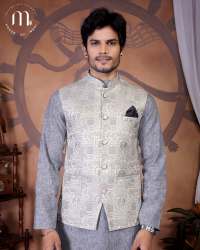 Mens Designer Nehru Jacket by Mani Fashion