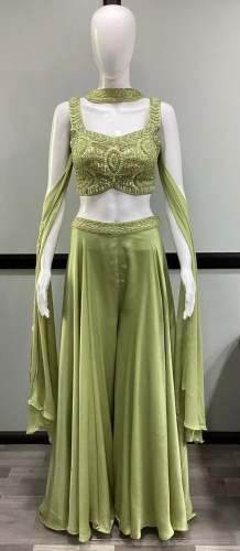 Women Cocktail Dress Palazzo Set