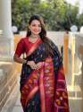 Exclucive Pure Silk Saree With Ikkat And Patola Weaving thumb 10