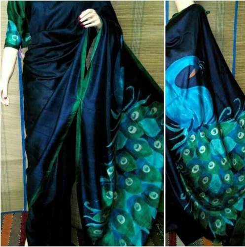 Bengal Mutshidabad pure silk blockprint