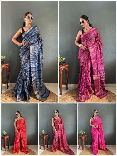 Beautiful Kalamkari Print Ready To Wear Saree