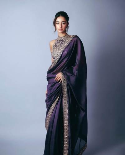 Bollywood  Trendy saree with Multiple colours and Trending Mirror Work