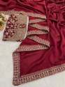 Bollywood  Trendy saree with Multiple colours and Trending Mirror Work thumb 3