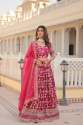 Designer Dyeable Pure Viscose Jacquard fabric Lehenga Choli & Dupatta Set thumb 1