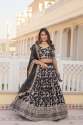 Designer Dyeable Pure Viscose Jacquard fabric Lehenga Choli & Dupatta Set thumb 2