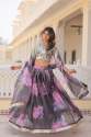 Desirable Russian Silk Women's Fully Flaired Lehenga thumb 1