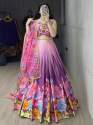 Exclusive Floral & Geometric Printed Lehenga Set thumb 1
