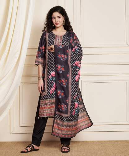 Kohinoor Lilan muslin pakistani suit 