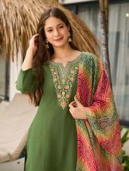 KR mehandi kurta set 