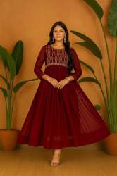 PREMIUM DESIGNER READYMADE GOWN - Multi Color 