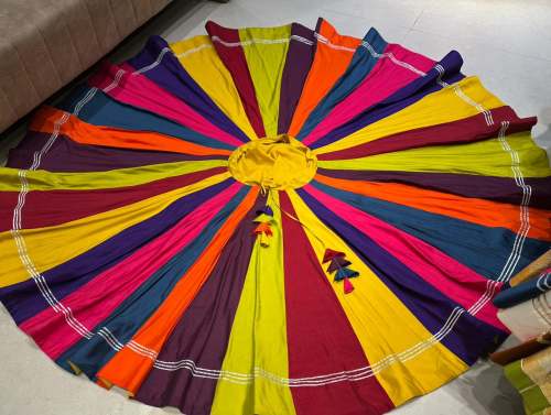 Traditional Multi Rainbow Lehenga  
