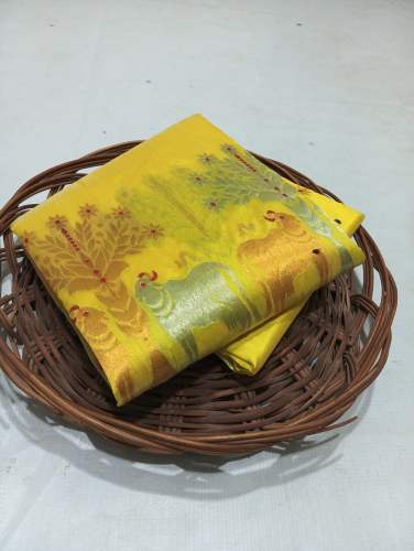 Elegant Chanderi Handloom silk saree 