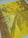 Elegant Chanderi Handloom silk saree  thumb 2