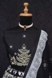 Midnight Bloom Lehenga