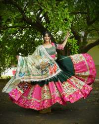 vc290 cotton lehenga